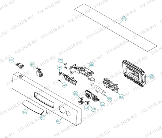 Взрыв-схема посудомоечной машины Gorenje D5112 XL DK   -White Bi Soft (900001372, DW70.1) - Схема узла 06