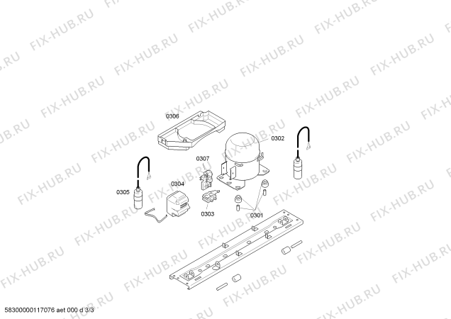 Схема №1 3KIB4851 с изображением Дверь для холодильника Bosch 00244085