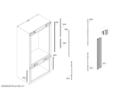 Схема №1 RB472304 Gaggenau с изображением Кронштейн для холодильной камеры Bosch 10007074