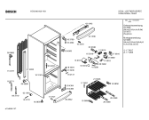 Схема №1 KGV2422 с изображением Дверь морозильной камеры для холодильной камеры Bosch 00217434