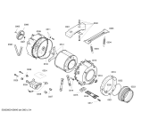 Схема №1 WM14A110EE A14.11 с изображением Мотор для стиральной машины Bosch 00144181