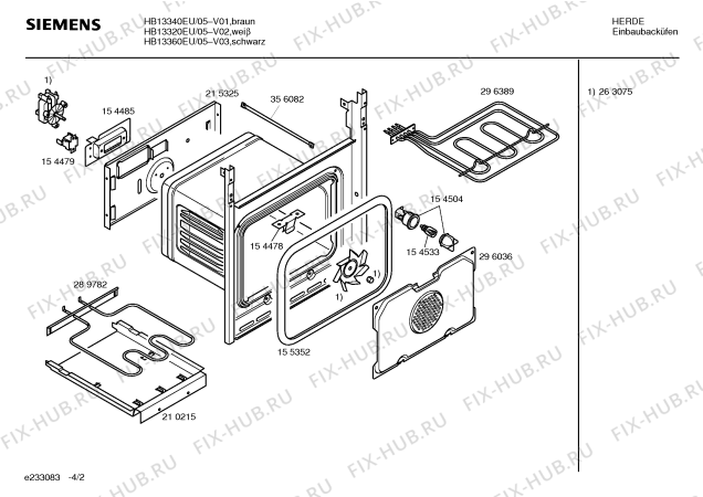 Схема №1 HB12440GB с изображением Ручка переключателя для плиты (духовки) Siemens 00162318