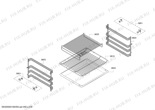 Схема №1 B14P42N3GB с изображением Панель управления для плиты (духовки) Bosch 00746509