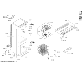 Схема №1 KIS28A60 с изображением Дверь для холодильной камеры Bosch 00247385