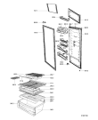 Схема №1 ARG 756/BG BDC 370 с изображением Дверка для холодильника Whirlpool 481241618512