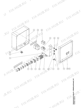 Взрыв-схема комплектующей Aeg HSWA5P - Схема узла Electrical-/gas-equipment