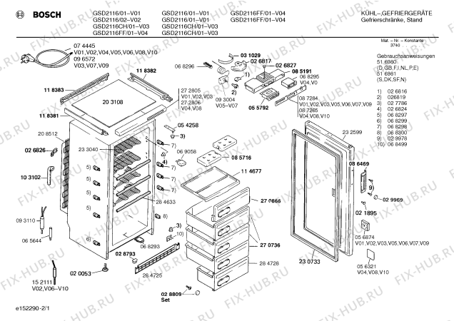 Схема №1 GSD2616 с изображением Емкость для заморозки для холодильника Bosch 00284728