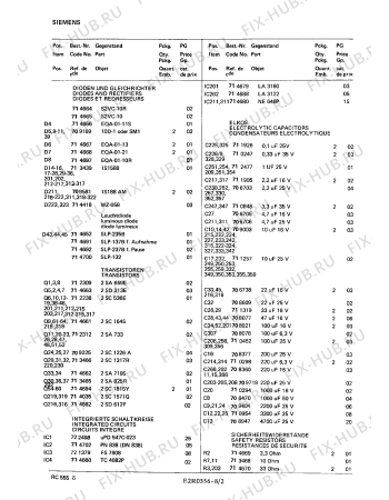 Схема №1 RC4446 с изображением Головка воспроизведения и записи для жк-телевизора Siemens 00714757