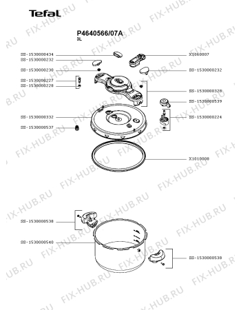 Схема №1 P4651931/07A с изображением Кастрюля для духовки Tefal SS-1530000537