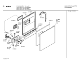 Схема №2 SGIAIA1 LV15A с изображением Передняя панель для электропосудомоечной машины Bosch 00353082