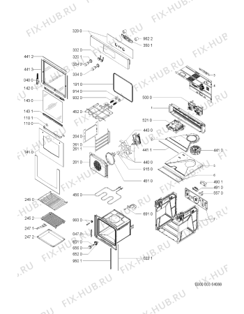 Схема №1 AKZ497IX (F092577) с изображением Руководство для электропечи Indesit C00371894