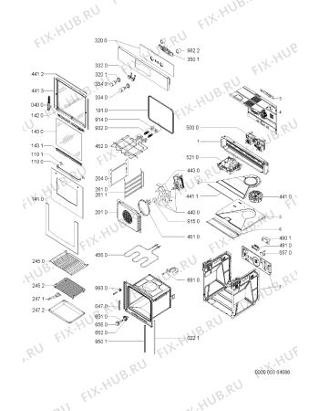 Схема №1 AKZ497IX (F092577) с изображением Наставление для духового шкафа Indesit C00371891