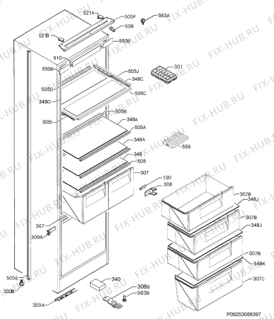 Схема №1 SCT81800S1 с изображением Блок управления для холодильной камеры Aeg 973925501001003