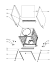 Схема №1 GCX 4862 с изображением Уплотнитель (прокладка) для посудомоечной машины Whirlpool 482000018748