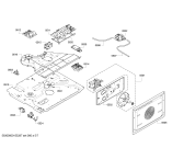 Схема №3 B45C42N0GB с изображением Модуль управления, запрограммированный для плиты (духовки) Bosch 00657713