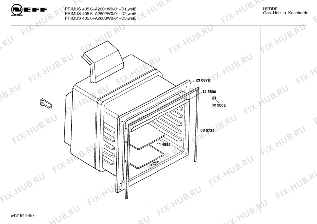 Схема №1 195306805 2316.13A с изображением Терморегулятор для электропечи Bosch 00086046