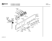 Схема №1 E1441N0EU с изображением Панель управления для плиты (духовки) Bosch 00299346