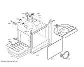 Схема №1 B4540C0FN с изображением Панель управления для духового шкафа Bosch 00445407