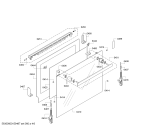 Схема №1 HBA33B530 с изображением Панель управления для плиты (духовки) Bosch 00704247
