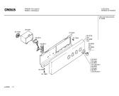 Схема №1 RA9301 с изображением Панель для электропечи Bosch 00284280