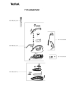 Схема №1 FV1330D0/AM0 с изображением Рукоятка для утюга (парогенератора) Tefal CS-00131213
