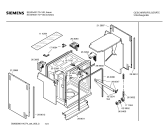 Схема №1 SE53A631 с изображением Передняя панель для электропосудомоечной машины Siemens 00436342