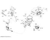 Схема №1 SHE68P05UC с изображением Панель управления для посудомойки Bosch 00683965