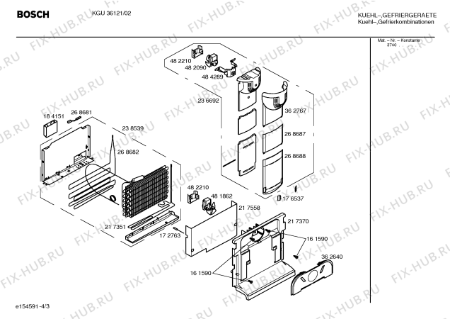 Схема №1 KGU36121 с изображением Дверь для холодильника Bosch 00239105