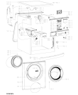 Схема №2 WAK 75 PS с изображением Обшивка для стиралки Whirlpool 481010774242