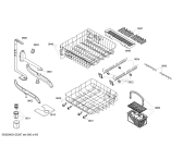 Схема №1 SGS46M42FF с изображением Передняя панель для посудомоечной машины Bosch 00664994