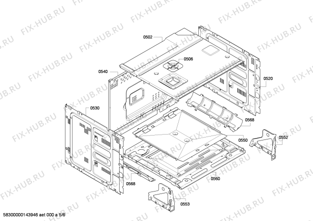 Схема №1 HBC86K753N с изображением Стекло часов для духового шкафа Bosch 00669377