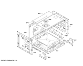 Схема №1 HBC86K753N с изображением Стекло часов для духового шкафа Bosch 00669377