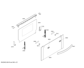 Схема №1 3HT540XP Horno balay compacto indep.convenc.inox с изображением Фронтальное стекло для плиты (духовки) Bosch 00665892