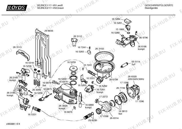 Схема №1 SGI8412 Exclusiv с изображением Модуль управления для посудомоечной машины Bosch 00268266