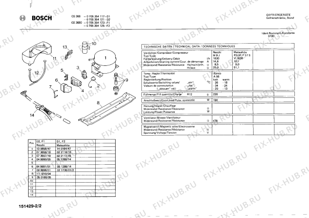Схема №1 0705304306 GS328 с изображением Переключатель для холодильной камеры Bosch 00022338