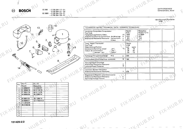 Схема №1 0705304306 GS328 с изображением Панель для холодильной камеры Bosch 00112770