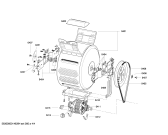 Схема №2 WP13T551FN с изображением Панель управления для стиралки Siemens 00448262