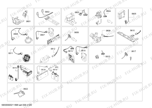 Взрыв-схема стиральной машины Bosch WAT286H0GB - Схема узла 06