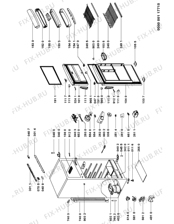 Схема №1 ARC 3790 с изображением Конденсатор для холодильника Whirlpool 481251148248