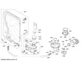 Схема №2 SMS53M12EU с изображением Передняя панель для посудомойки Bosch 00702403