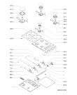 Схема №1 AKL 703/WH с изображением Затычка для плиты (духовки) Whirlpool 481244039097