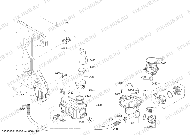 Схема №1 S52L60X0EU с изображением Панель управления для посудомойки Bosch 11010273