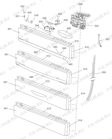 Взрыв-схема посудомоечной машины Gorenje D1896 AU   -M-Grey FI (900001849, DW95FI) - Схема узла 04
