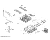 Схема №1 SMI53E05TR с изображением Панель управления для электропосудомоечной машины Bosch 00705697