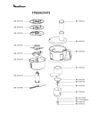 Схема №2 FP828H10/870 с изображением Двигатель (мотор) для кухонного комбайна Moulinex MS-650502