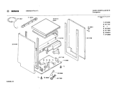 Схема №2 SMS4031FF SMS4031 с изображением Передняя панель для электропосудомоечной машины Bosch 00272223