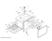 Схема №1 HBM43B150B Bosch с изображением Фронтальное стекло для электропечи Bosch 00683461