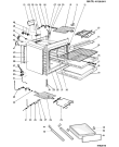 Схема №1 G340G5SX (F015703) с изображением Панель для духового шкафа Indesit C00056650