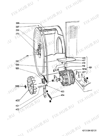 Схема №1 AWG 255 с изображением Моторчик Whirlpool 481936158093