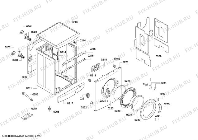 Схема №1 WAE28441OE Maxx 7 с изображением Силовой модуль для стиральной машины Bosch 00670045